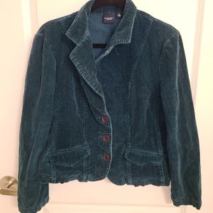 Forest green corduroy jacket